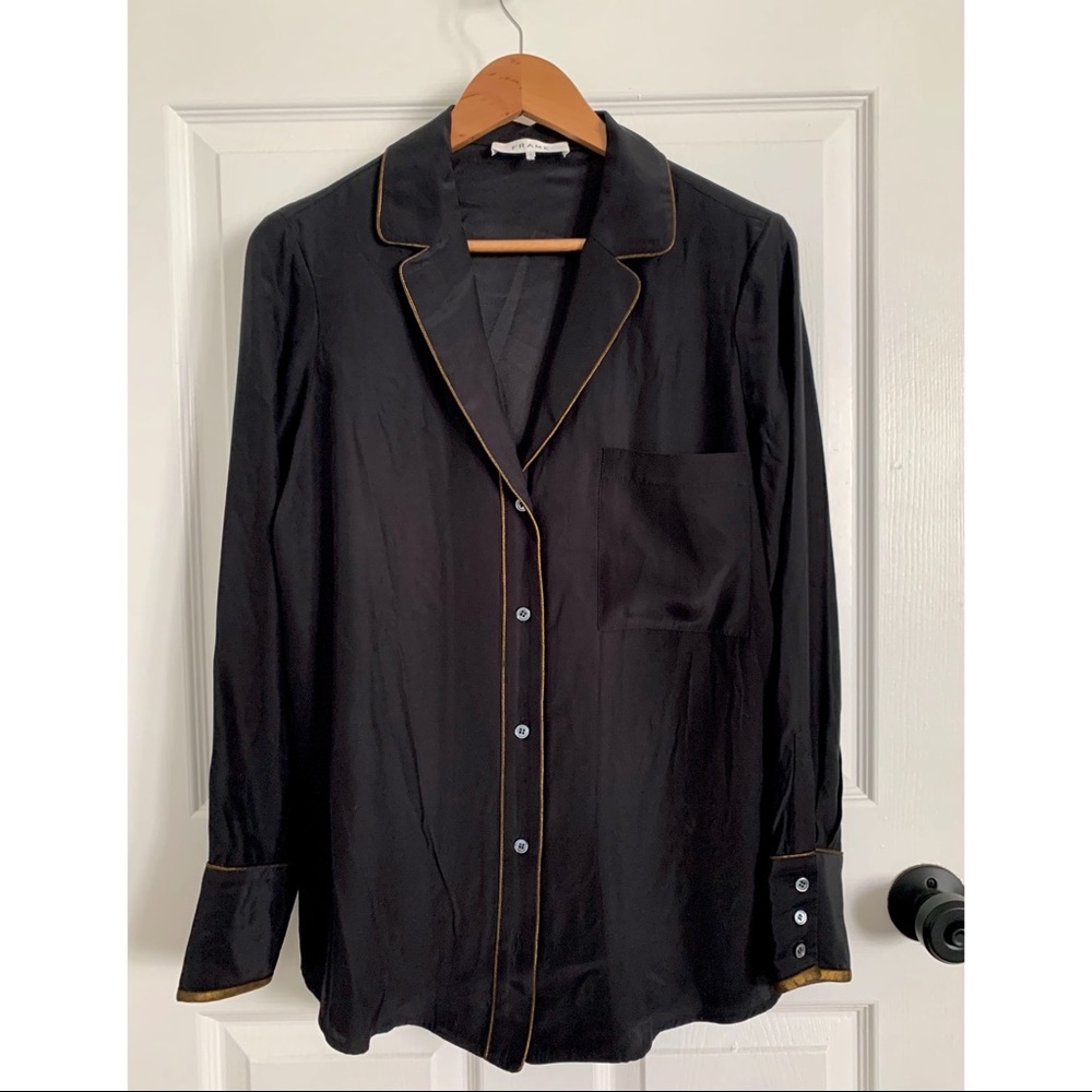 Frame pajama blouse